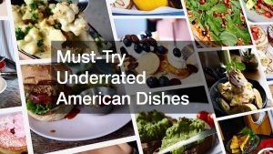 different food items or dishes in one frame